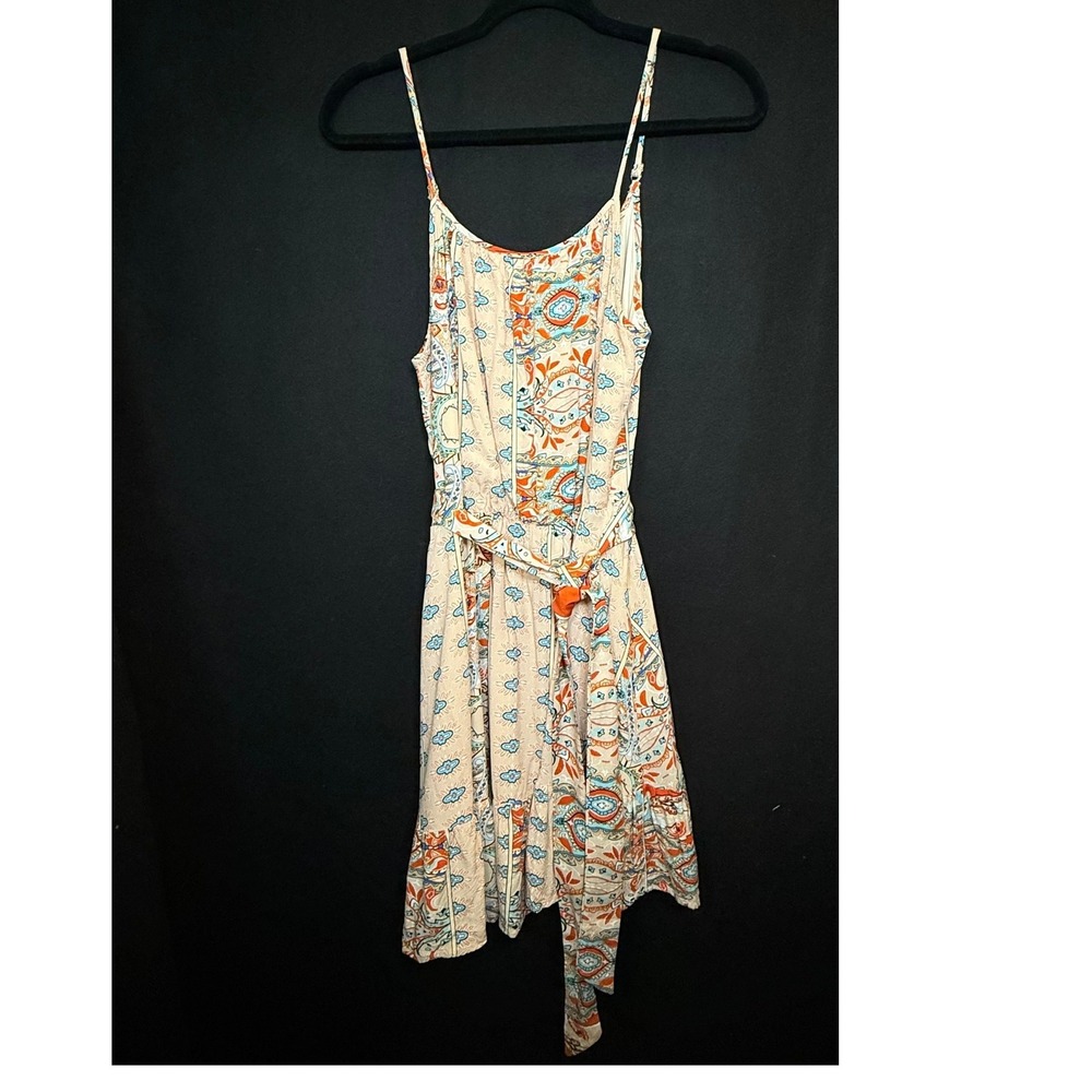 Viscose Sleeveless‎ Dress Paisley Print Casual Sundress